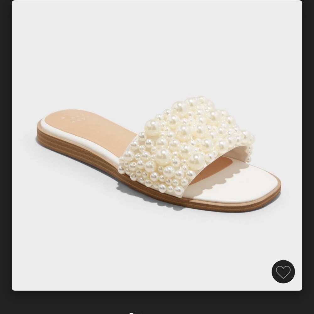 Target A New Day Pearl Sandals - size 9 brand new!